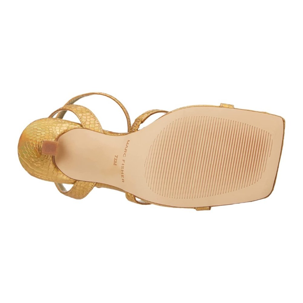 Marc Fisher Strappy Square Toe Heels - Picture 3 of 6